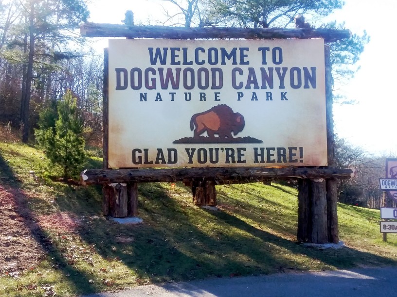 Dogwood Canyon's New Entrance Sign